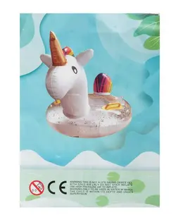 حلقه شنا بادی شورتی سفید سامر تایم Summer Time طرح یونیکورن