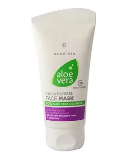 ماسک صورت مرطوب کننده اکسپرس ال آر LR حاوی 50% ژل آلوئه ورا