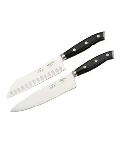چاقو آشپزخانه 2 عددی مشکی جی فی نی Giffini مدل G-5+5