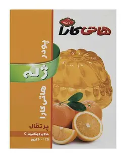 پودر ژله پرتقال 100 گرمی هاتی کارا