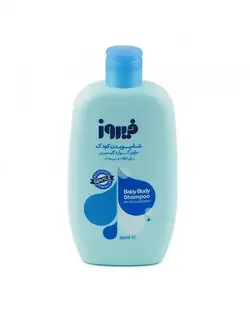 شامپو بدن کودک آبی فیروز Firooz حاوی گوار و گلیسیرین 300ml
