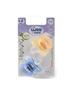 پستانک ارتودنسی سیلیکونی وی کر Wee Care کد P132 سایز 2 بسته 2 عددی