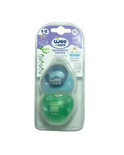 پستانک ارتودنسی سیلیکونی وی کر Wee Care مدل P138 بسته 2 عددی