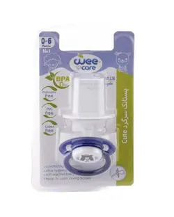 پستانک سرگرد سیلیکونی وی کر Wee Care مدل P101 سایز 1