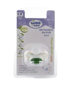 پستانک ارتودنسی سیلیکونی وی کر Wee Care مدل P122 سایز 2