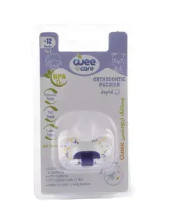پستانک ارتودنسی سیلیکونی وی کر Wee Care کد p123 سایز 3
