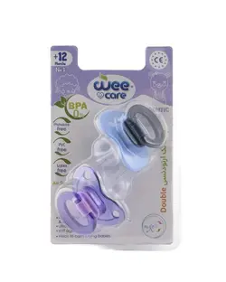 پستانک ارتودنسی وی کر Wee Care مدل p133 سایز 3 بسته 2 عددی