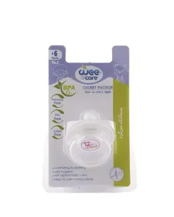 پستانک سیلیکونی سر گرد وی کر Wee Care مدل P136 سایز 2