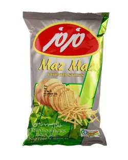 چیپس خلال سیب زمینی مزمز 185 گرم