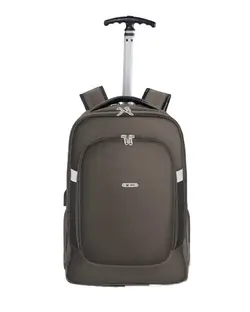 کوله پشتی مسافرتی چرخدار با دسته ترولی سبز مشکی نیلپر توریستر Nilper tourister مدل مایان کد NTLB113