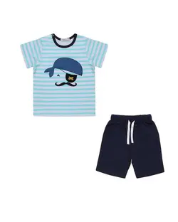 ست تی شرت و شلوارک پسرانه فیورلا Fiorella مدل دزد دریایی کد 24060