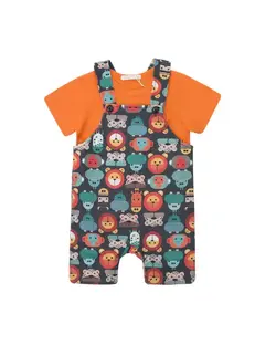 ست تی شرت و سرهمی پسرانه فیورلا Fiorella مدل zoo کد 24058