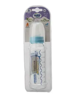 شیشه شیر پیرکس کودک دهانه استاندارد حجم 210 میلی لیتر وی کر Wee Care کد 304