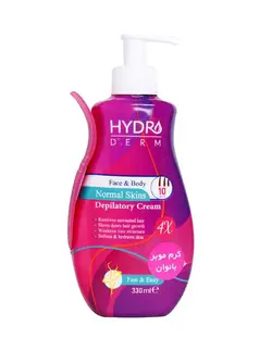 کرم موبر صورت و بدن زنانه هیدرودرم Hydroderm مخصوص پوست های معمولی 330 گرم
