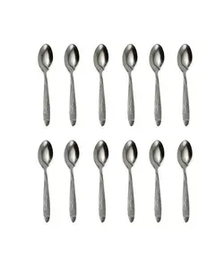 قاشق مربا خوری استیل مدل میخک بسته 12 عددی