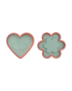 کاتر شیرینی پزی اوستایل مدل قلب مجموعه 2 عددی ایرسامارکت