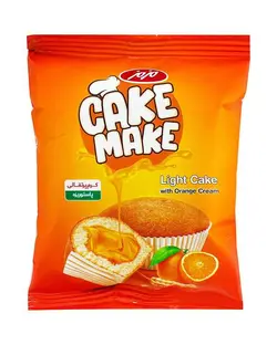 کیک روغنی با مغز کرم پرتقالی کیک میک مزمز 52 گرم
