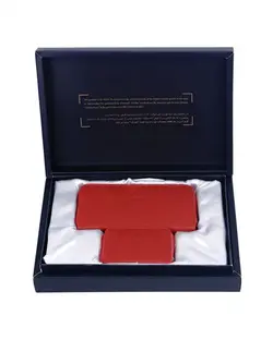 ست هدیه چرم زنانه قرمز چرم بارز Charm Barez مدل DS71.1