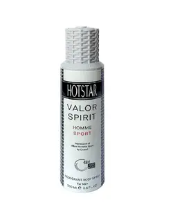 اسپری بدن مردانه هات استار Hotstar مدل Valor Spirit حجم 200ml
