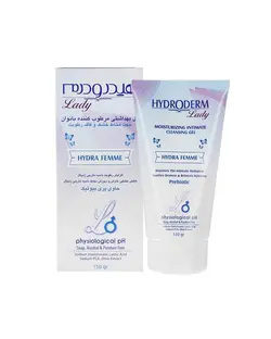 ژل بهداشتی مخصوص شستشو و مرطوب کننده بانوان هیدرودرم Hydroderm Lady مدل Hydra Femme