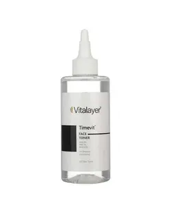 تونر صورت ویتالیر Vitalayer مدل تایم ویت Timevit مناسب انواع پوست 200ml