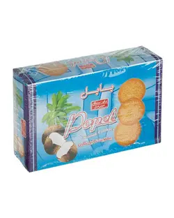 بیسکویت پاپل با طعم نارگیل شکری 240 گرمی شیرین عسل