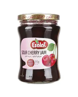 مربا آلبالو شیشه اصالت 310 گرم