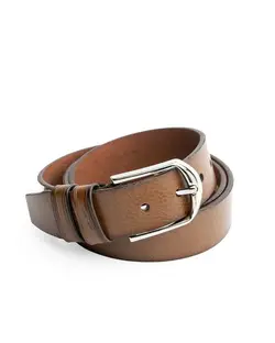 کمربند مردانه عسلی بیسراک Bisrak کد M333-1