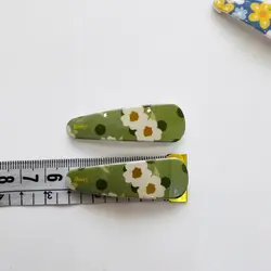 گیره تق تقی گل گلی برند هانی دوعددی