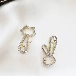 گیره انبری نگینی گربه و خرگوش