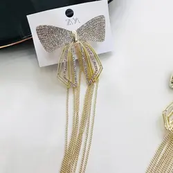 گیره فرانسوی پاپیون نگین آویزدار زایا