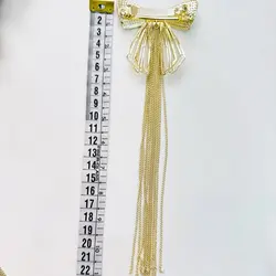 گیره فرانسوی پاپیون نگین آویزدار زایا