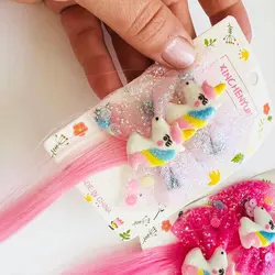 گیره انبری اسب تکشاخ با اکستنشن مو دوعددی