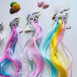 گیره انبری اکستنشن رنگی اسب تک شاخ