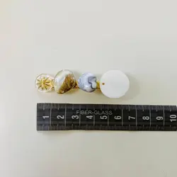 گیره مو سنگ و صدف پک سه عددی