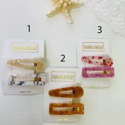 گیره مو انبری رزینی دو عددی