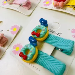 گیره مو دونات دوعددی