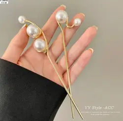 کانزاشی فلزی مرواریدی دو مروارید