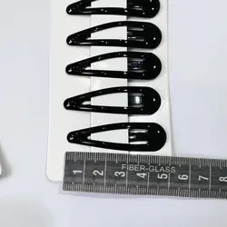 گیره تق تقی مشکی5 سانتی ده عددی