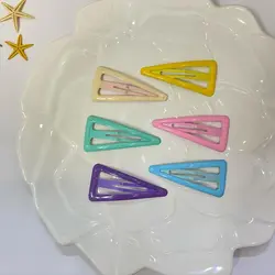 گیره مو تق تقی براق طرح مثلث سایز بزرگ