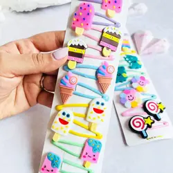 گیره تق تقی طرح بستنی 5 سانتی