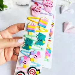 گیره تق تقی طرح بستنی 5 سانتی