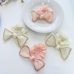 کش مو اسکرانچی پاپیون نگینی