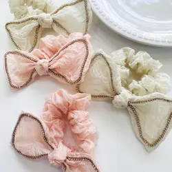 کش مو اسکرانچی پاپیون نگینی