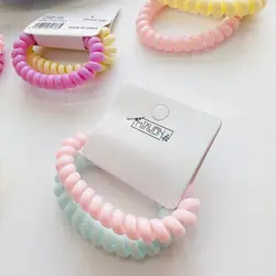 کش مو و دستبند تلفنی پاستلی دو عددی