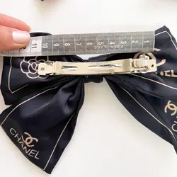 گیره فرانسوی پاپیونی پارچه ساتن برند