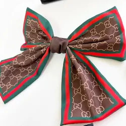 گیره فرانسوی پاپیونی پارچه ساتن برند