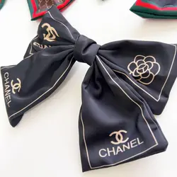 گیره فرانسوی پاپیونی پارچه ساتن برند