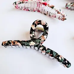 کلیپس روبانی روکش پارچه ای گلدار