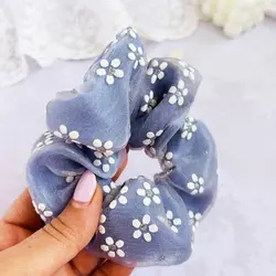 کش اسکرانچی توری گل